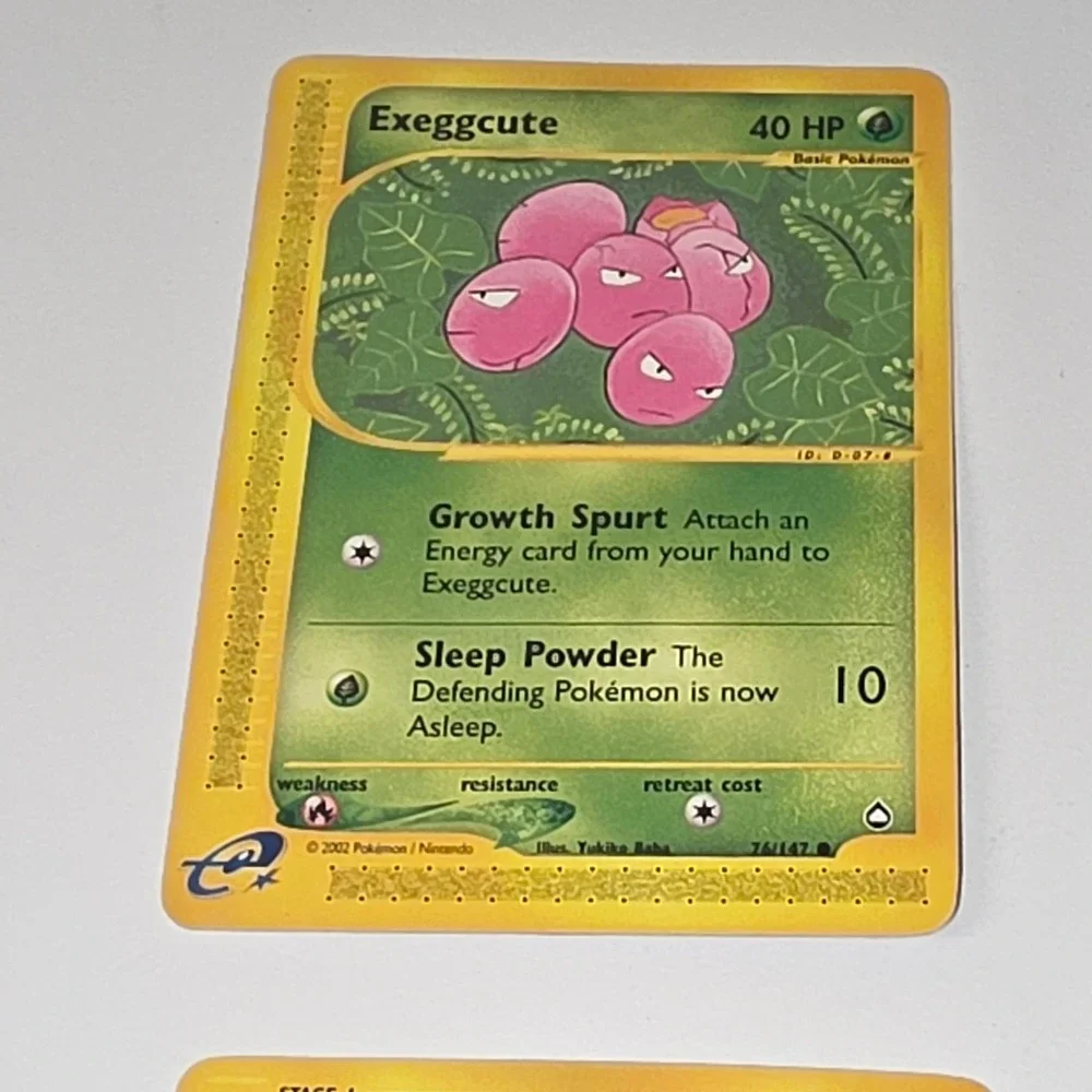 Pokemon Card Lot Exeggutor Aquapolis 12/147 Erika's Exeggcute Jungle Italian